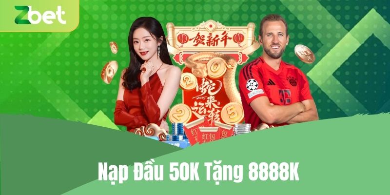 Nạp đầu 50k tặng 8888k